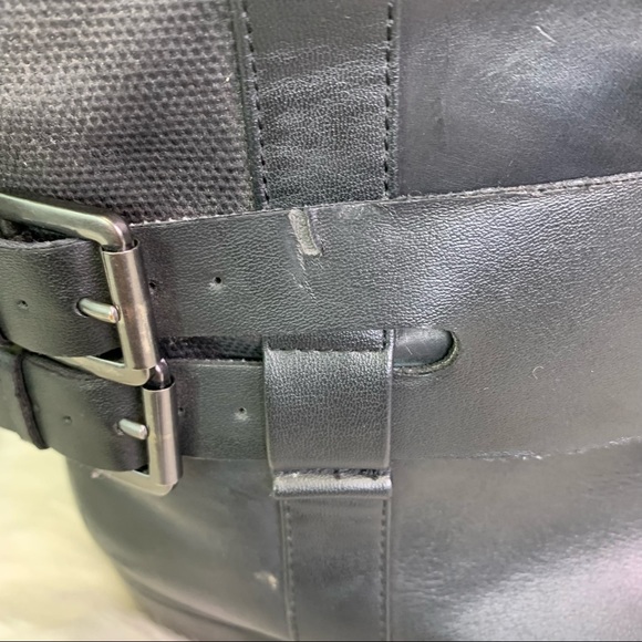 JOE'S Black Leather Riding Boots, 9M - Picture 13 of 14